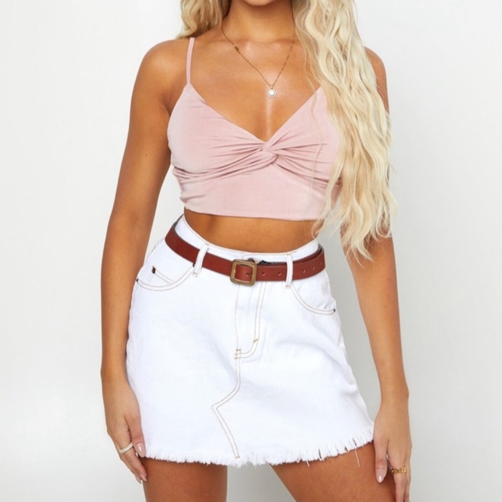 Jade Denim Skirt